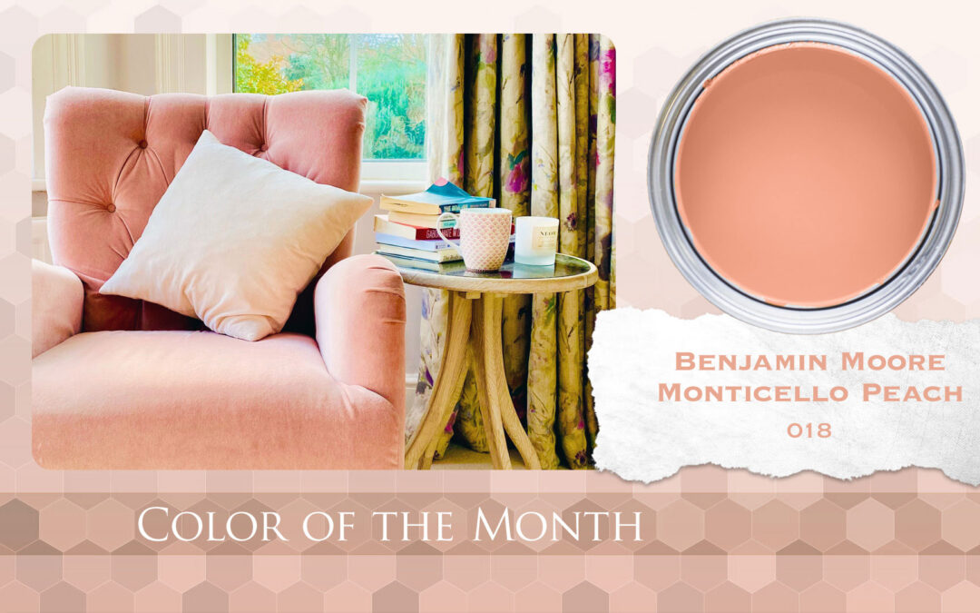 Color of the Month Benjamin Moore Monticello Peach