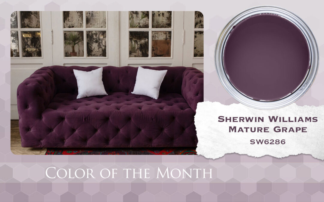 Sherwin Williams Mature Grape Color of the Month