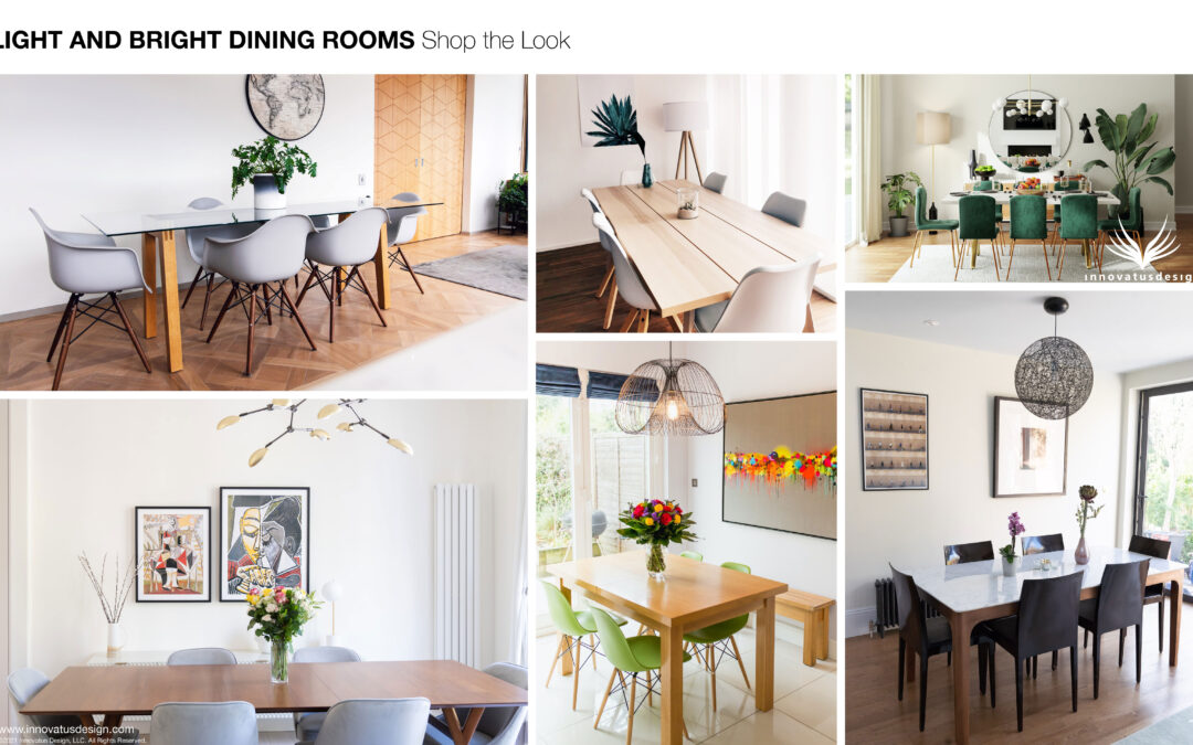 Shop the Look Light and Bright Dining Rooms