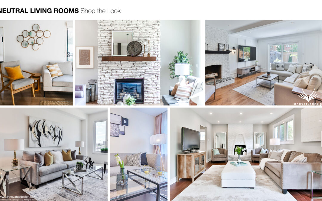 Shop the Look Neutral Living Rooms