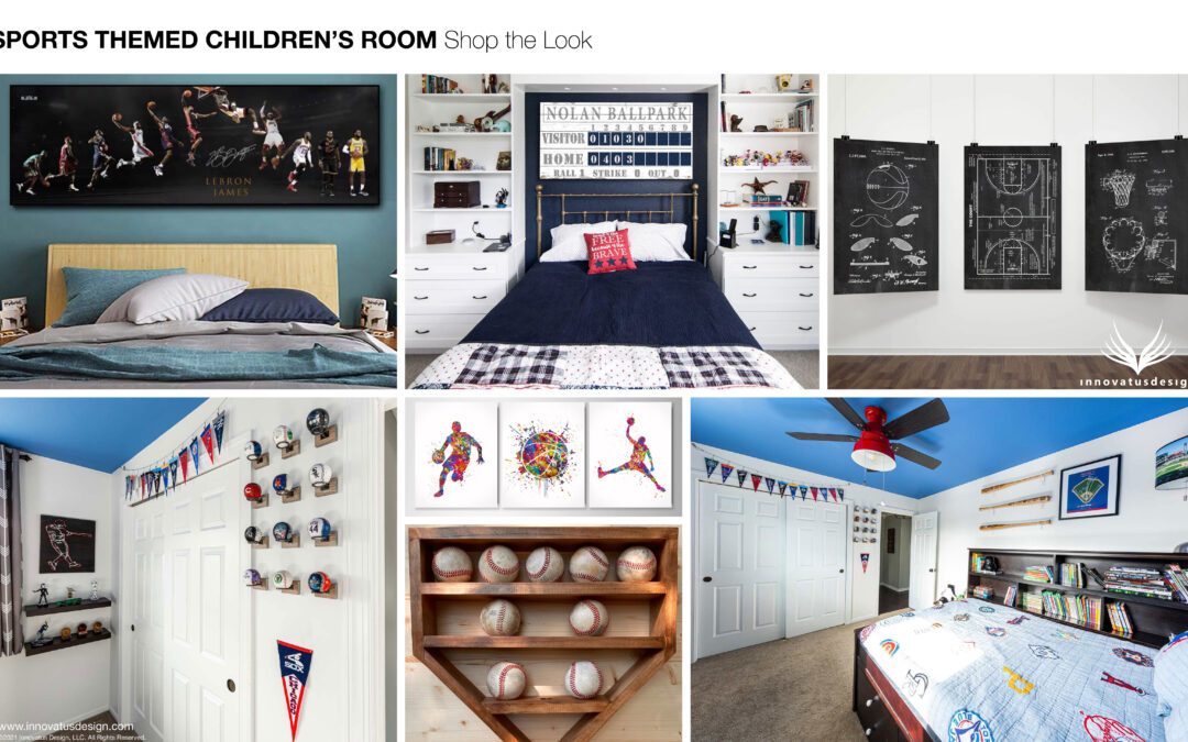 Shop the Look Sports Themed Children’s Room