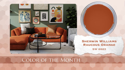 Color of the Month Sherwin Williams Raucous Orange | Innovatus Design