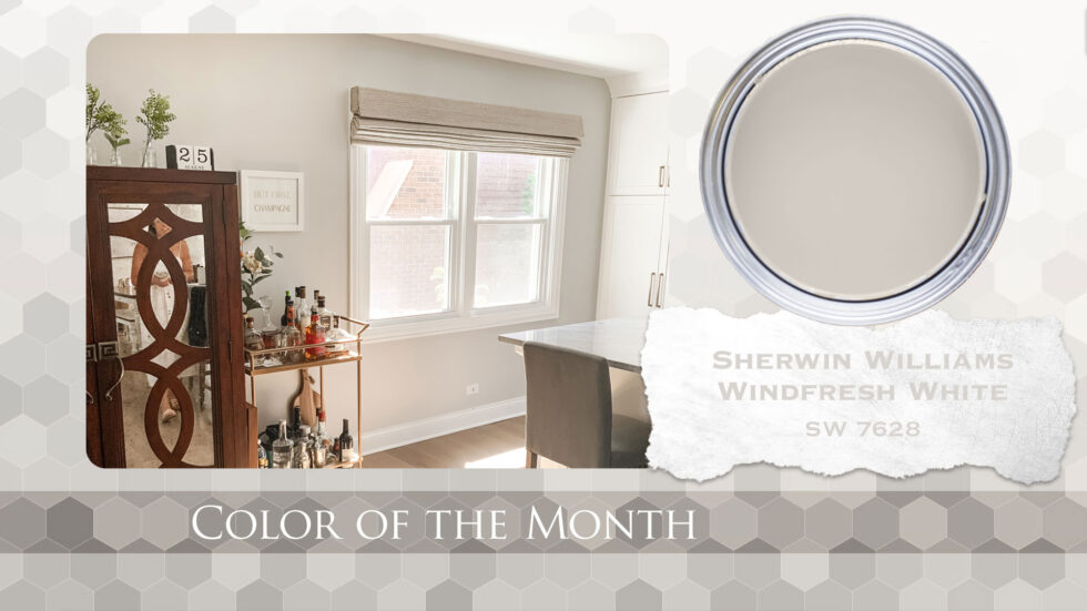 Color of the Month Sherwin Williams Windfresh White | Innovatus Design