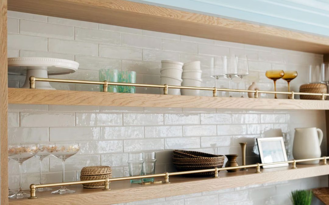 Trend Alert – Brass Shelving Accents