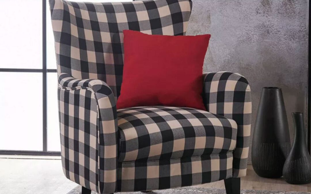 Find of the Day! Plaid Wing Chair